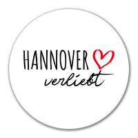Aufkleber Hannover verliebt 10cm Sticker
