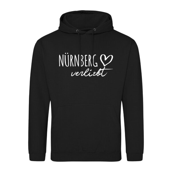 Unisex Hoodie Nürnberg verliebt Größe S-3XL