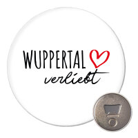 Magnet Wuppertal verliebt 59mm Kühlschrankmagnet