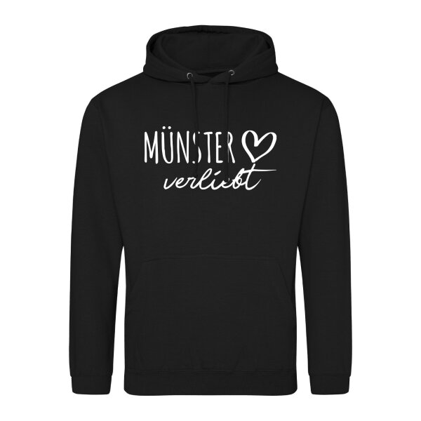Unisex Hoodie Münster verliebt Größe S-3XL