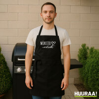 Kochschürze Münster verliebt Schwarz