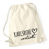 Turnbeutel Karlsruhe verliebt 12 Liter