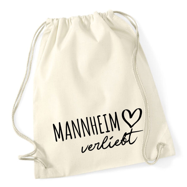 Turnbeutel Mannheim verliebt 12 Liter