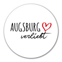 Aufkleber Augsburg verliebt 10cm Sticker
