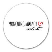 Aufkleber Mönchengladbach verliebt 10cm Sticker