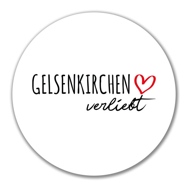 Aufkleber Gelsenkirchen verliebt 10cm Sticker