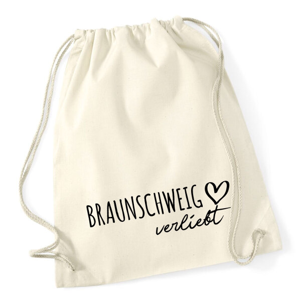 Turnbeutel Braunschweig verliebt 12 Liter