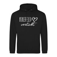 Unisex Hoodie Krefeld verliebt Größe S-3XL