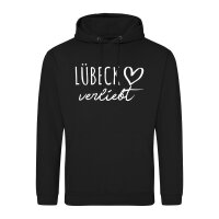 Unisex Hoodie Lübeck verliebt Größe S-3XL