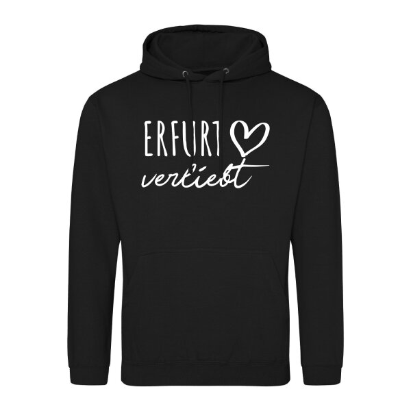 Unisex Hoodie Erfurt verliebt Größe S-3XL