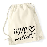 Turnbeutel Erfurt verliebt 12 Liter