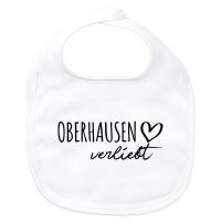Baby Lätzchen Oberhausen verliebt Klettverschluss