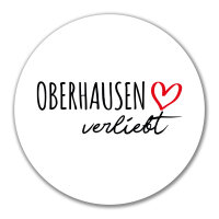 Aufkleber Oberhausen verliebt 10cm Sticker