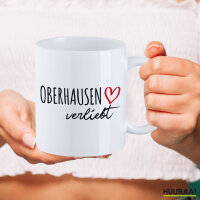 Tasse Oberhausen verliebt 330ml Weiß
