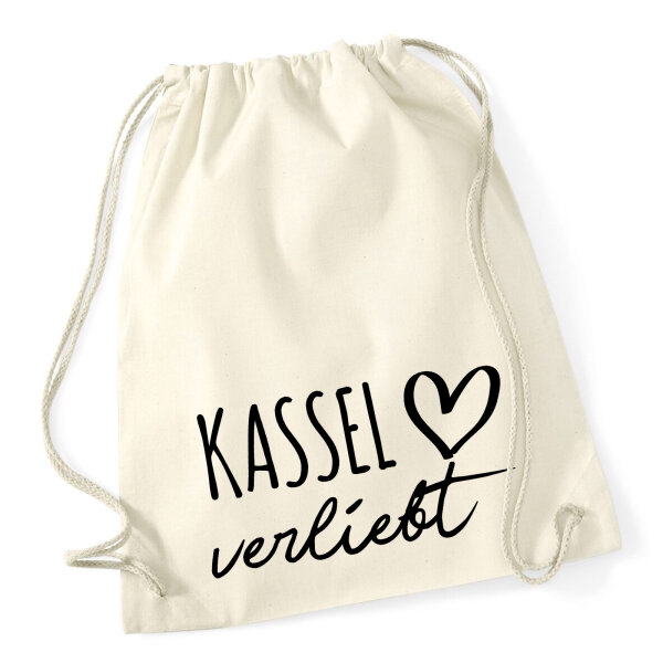 Turnbeutel Kassel verliebt 12 Liter