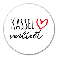 Aufkleber Kassel verliebt 10cm Sticker