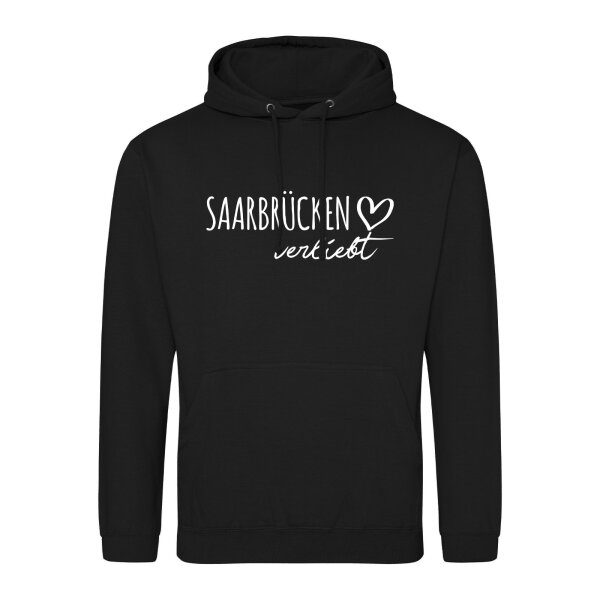 Unisex Hoodie Saarbrücken verliebt Größe S-3XL