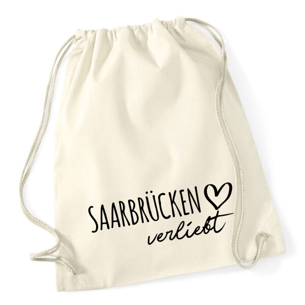 Turnbeutel Saarbrücken verliebt 12 Liter
