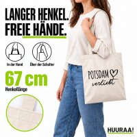 Jutebeutel Potsdam verliebt 10 Liter Natural