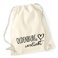 Turnbeutel Oldenburg verliebt 12 Liter