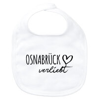 Baby Lätzchen Osnabrück verliebt Klettverschluss