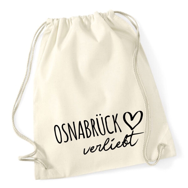 Turnbeutel Osnabrück verliebt 12 Liter