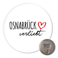 Magnet Osnabrück verliebt 59mm Kühlschrankmagnet Flaschenöffner