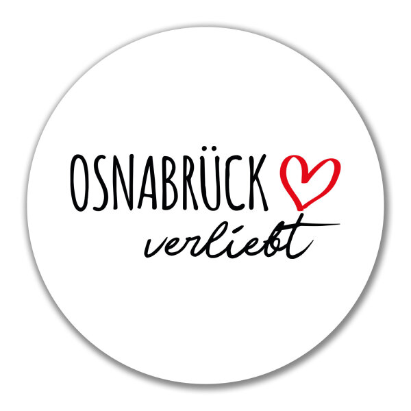 Aufkleber Osnabrück verliebt 10cm Sticker