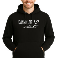 Unisex Hoodie Darmstadt verliebt Größe S-3XL