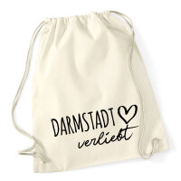 Turnbeutel Darmstadt verliebt 12 Liter