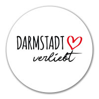 Aufkleber Darmstadt verliebt 10cm Sticker