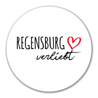 Aufkleber Regensburg verliebt 10cm Sticker