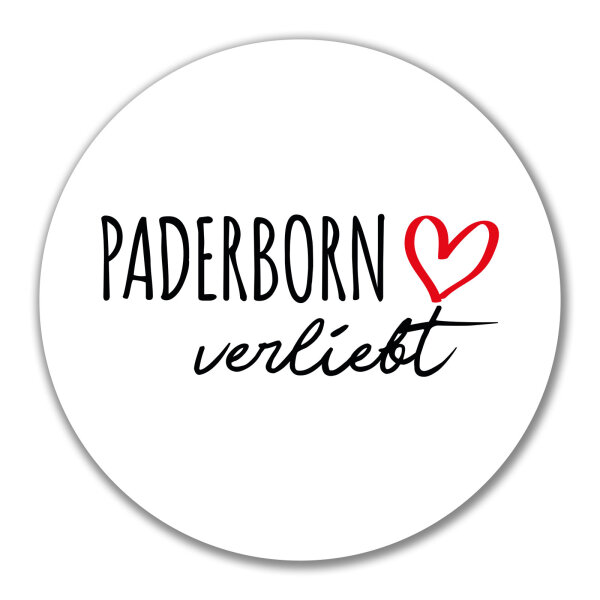 Aufkleber Paderborn verliebt 10cm Sticker