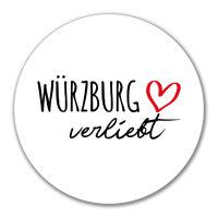 Aufkleber Würzburg verliebt 10cm Sticker