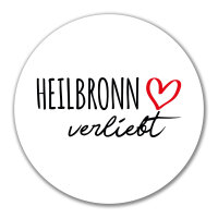 Aufkleber Heilbronn verliebt 10cm Sticker