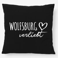 Kissen Wolfsburg verliebt 40x40cm