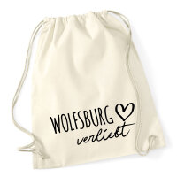 Turnbeutel Wolfsburg verliebt 12 Liter