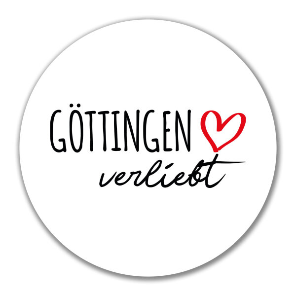 Aufkleber Göttingen verliebt 10cm Sticker