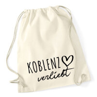 Turnbeutel Koblenz verliebt 12 Liter