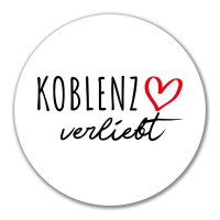 Aufkleber Koblenz verliebt 10cm Sticker