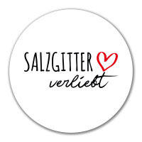 Aufkleber Salzgitter verliebt 10cm Sticker