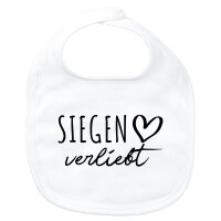 Baby Lätzchen Siegen verliebt Klettverschluss
