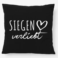 Kissen Siegen verliebt 40x40cm