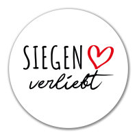 Aufkleber Siegen verliebt 10cm Sticker