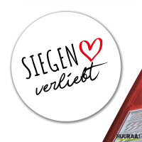 Aufkleber Siegen verliebt 10cm Sticker
