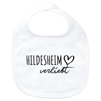 Baby Lätzchen Hildesheim verliebt Klettverschluss