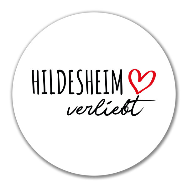 Aufkleber Hildesheim verliebt 10cm Sticker