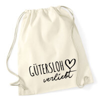 Turnbeutel Gütersloh verliebt 12 Liter