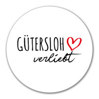 Aufkleber Gütersloh verliebt 10cm Sticker