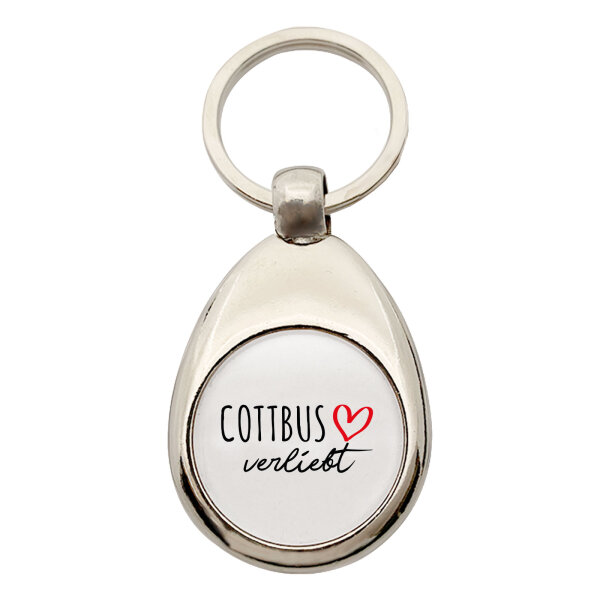 Schlüsselanhänger Cottbus verliebt